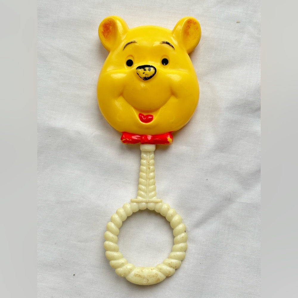 Vintage Walt Disney Productions Winnie the Pooh Rattle from Sears Roebuck